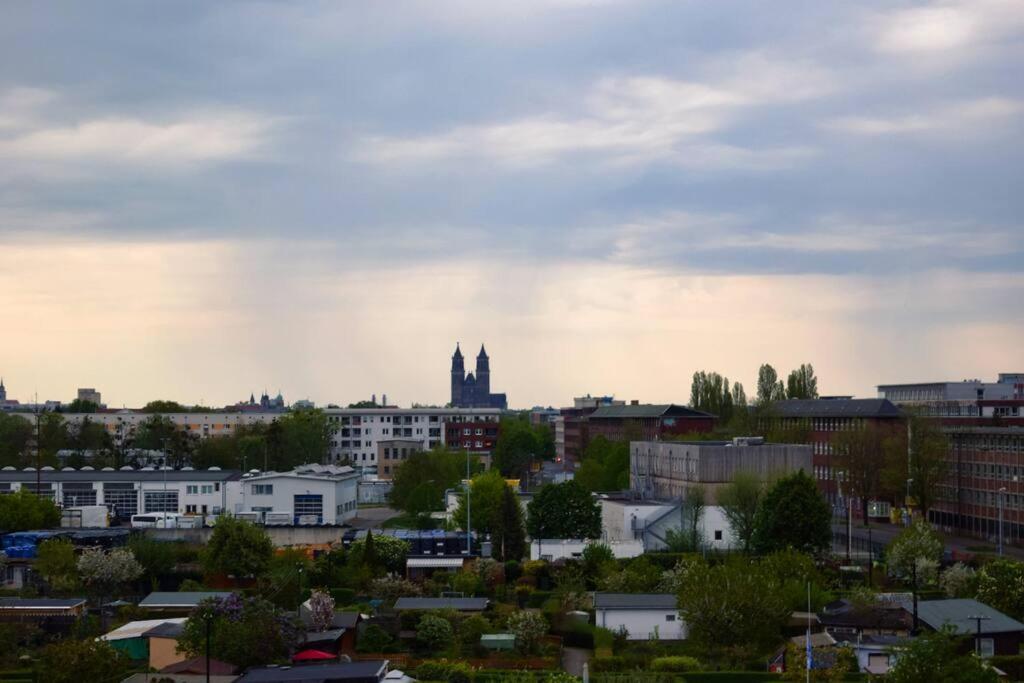 Md-5 Stadtfeld Beimsstrasse 81 - Appartement Domblick - Parkplatz - Balkon - 2Einzelbetten - Schlafsofa ماغديبورغ المظهر الخارجي الصورة